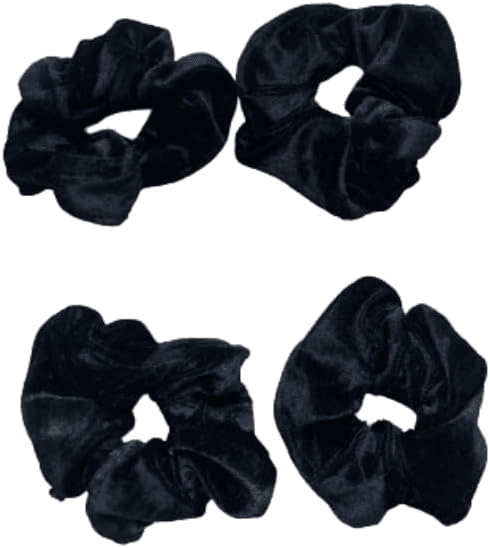 Midnight Satin XL Scrunchie